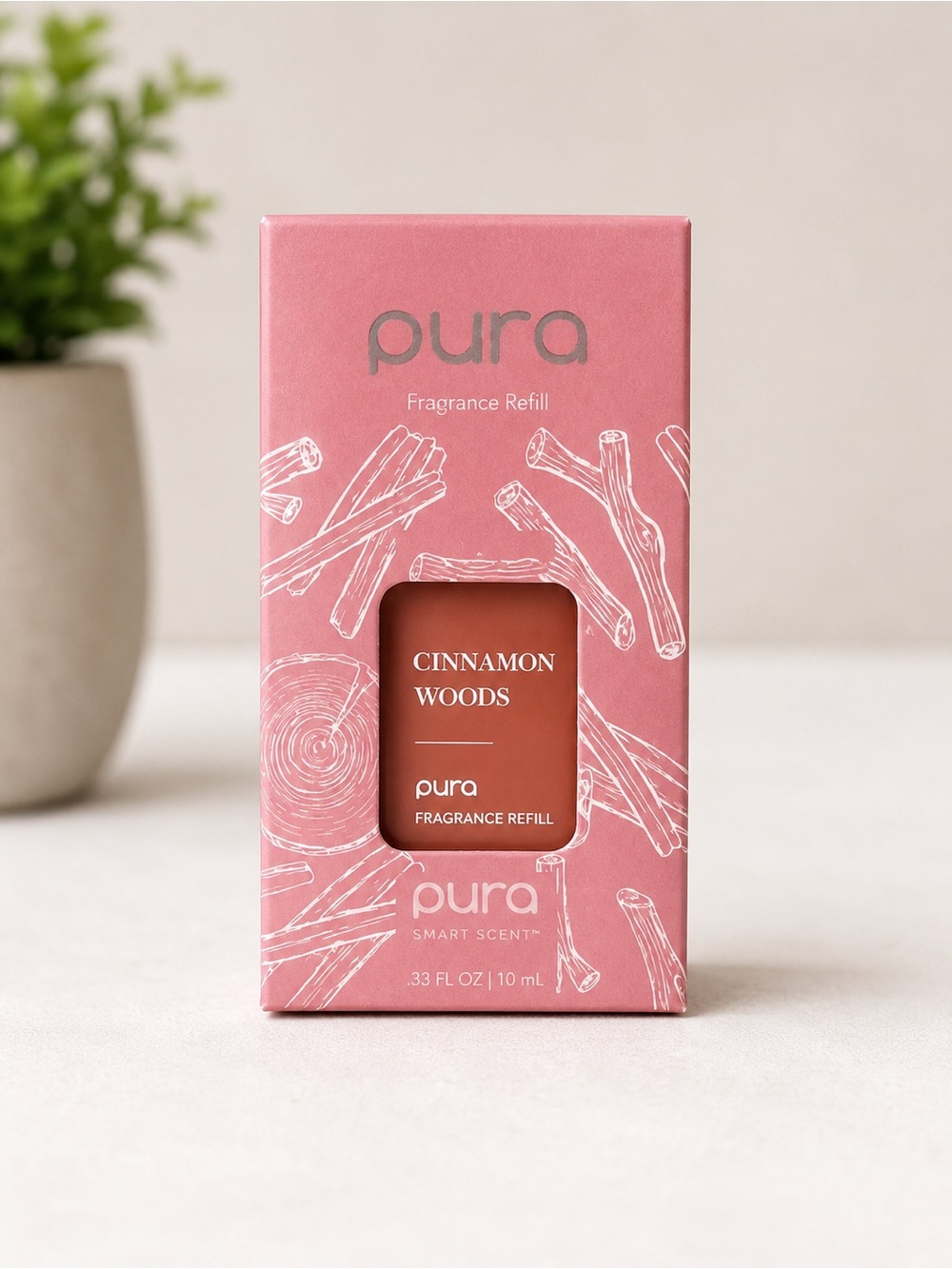 Pura Cinnamon Woods Fragrance Refill - Pink